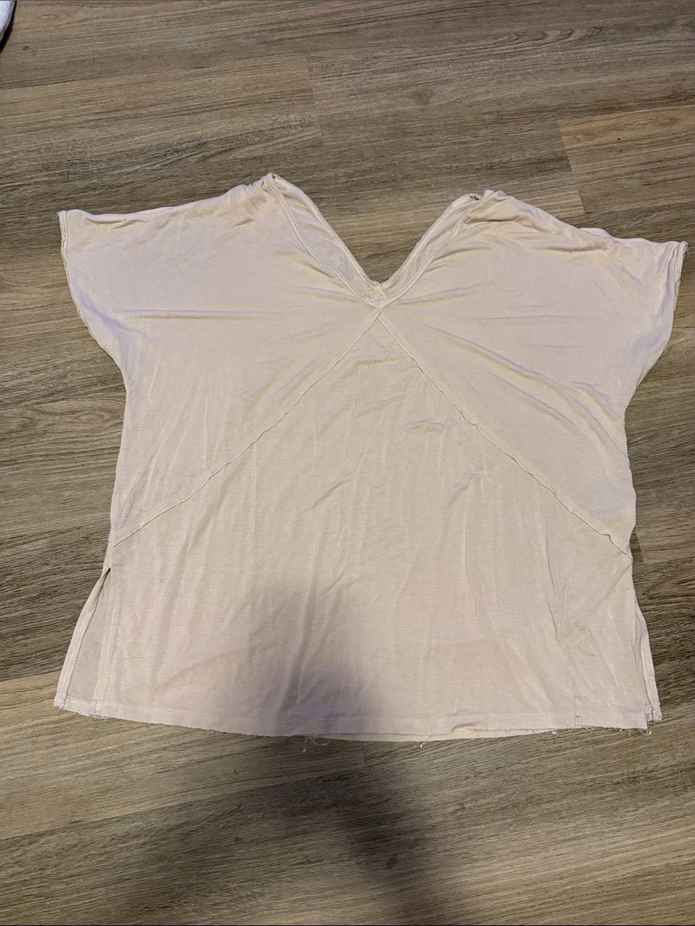 American Eagle Outfitters Women's Tunic Top in Light Cream